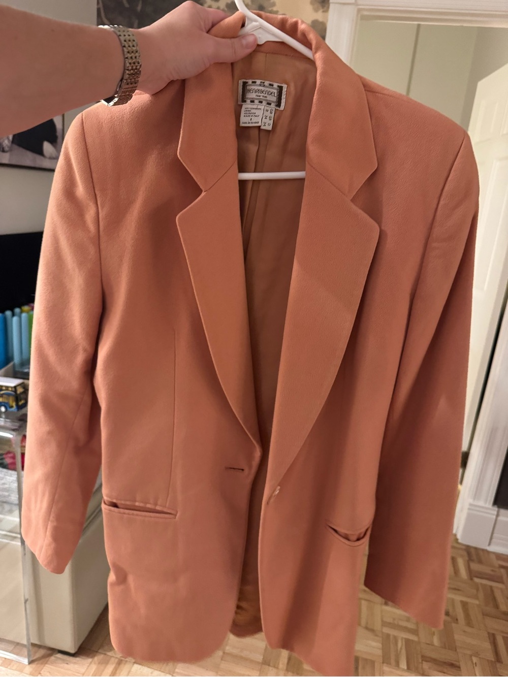 Henri Bendel Tailored Blazer Jacket for Women. 100% cashmere!